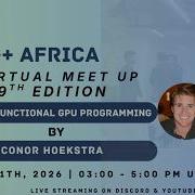 Cppafrica April 2026 Meetup Functional GPU Programming Parrot By Conor Hoekstra