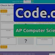 Code Org Lesson 3 1 For Loops Tutorial With Answers Unit 3 Computer Science A