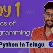 Day 1 Basics Of Programming Python Course In Telugu Vamsi Bhavani