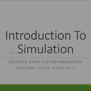 Introduction To Simulation System Modeling And Simulation