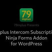 Intercom Subscription Plugin For Ninja Forms On WordPress