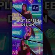 Split Screen Video Effect In After Effects Spliteffect Aftereffects Tutorial