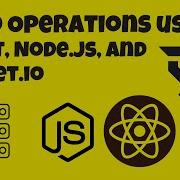 Веб сокеты 101 CRUD операции с использованием Socket IO React и Node Js