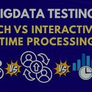4 Batch VS Realtime VS Interactive Data Processing