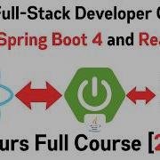 Java Full Stack Developer Course Using Spring Boot 4 And React JS Java Full Stack Project 2026