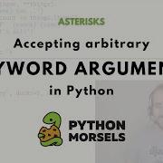 Accepting Arbitrary Keyword Arguments In Python