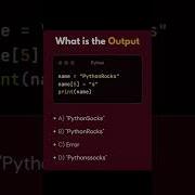 What Is The Output Python Programming Pythonprogramming Quiz Output Shorts Fyp Coding