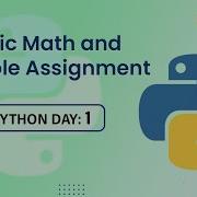 Python Day 1 Basic Math And Variable Assignment Bharani Kumar 360DigiTMG