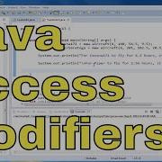 Java Tutorial 13 Public And Private Access Modifiers
