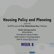 Housing Policy And Planning Problem Solving Session WEEK 8
