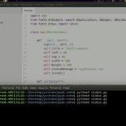 Pyqt Window Statusbar Resize And Position