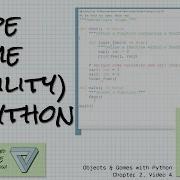 Function Scope Visibility In Python Practice Link Objects Games W Python Ch 2 Vid 4