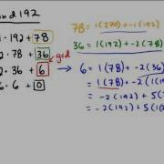 Using Euclidean Algorithm To Write Gcd As Linear Combination