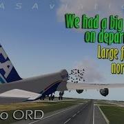 REAL ATC Nippon Cargo B748 Hits A FLOCK OF LARGE BIRDS 3D Simulation