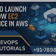 HOW TO LAUNCH WINDOW BASED EC2 INSTANCE IN AWS CLOUD AWS DEVOPS FULL COURSE IN ENGLISH Devops