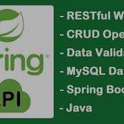 Create RESTful Web API With CRUD Operations Using Spring Boot And MySQL Create Read Update Delete