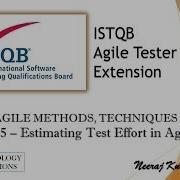 ISTQB Agile Tester Extension 3 2 2 Estimating Testing Effort Based On Content And Risk