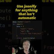 Return JSON From Flask Response Flask Shorts