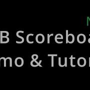 KQB Scoreboard Demo Tutorial New Widget And GUI