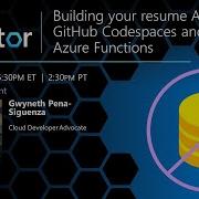 Building Your Resume API With GitHub Codespaces And Azure Functions