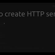 How To Create HTTP Server Lua