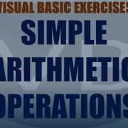 Arithmetic Operation Exercise In Visual Basic Visual Basic Tutorial Series Complete Beginners