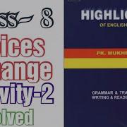 Class 8 Highlights Voices Change Page 70 Activity 2 Solved
