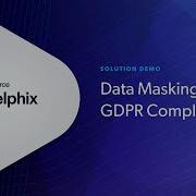 Data Masking For GDPR With Perforce Delphix Tutorial