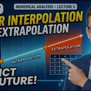 Numerical Analysis Lecture 5 Linear Interpolation Extrapolation Explained