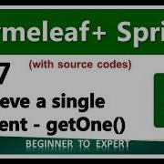 17 Write And Test The GetOne Method