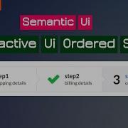Coding Semantic Ui Interactive Steps Ui Steps Horizontal Steps Semantic Ui Steps Interactive Steps