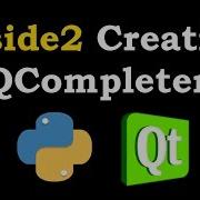 Python Create QCompleter GUI With Pyside2