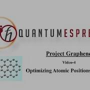 Quantum Espresso Tutorial 5 Project Graphene Optimizing Atomic Poistions