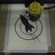 X CARVE CNC Router Pen Plotting Test Timelapse