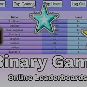 Binary Game With Online Highscores