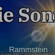 Rammstein Sonne German Lyrics English Translation Lyric Video