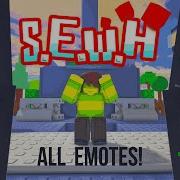 All Emotes Showcase RECODE Something Evil Will Happen