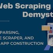 PythonWeb Scraping Demystified HTML Parsing Quote Scraper And Book App Construction