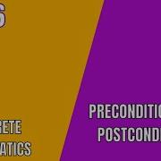 Precondition And Postcondition Explained Lecture 16