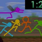 Анимация против Майнкрафт Спидран Соревнование Speedrun Competition Alan Becker Реакция