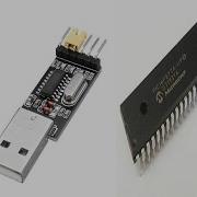 PIC16F877A PIC16F887 PIC16 18F Interface CH340 USB To TTL Device