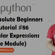 Regular Expressions Python Tutorials For Absolute Beginners In Hindi 86