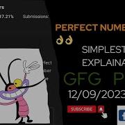 Perfect Numbers Gfg Potd Today POTD GFG Problem Of The Day C Java Python CodeThurst