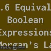 Equivalent Boolean Expressions DeMorgan S Laws AP Computer Science A