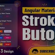 Angular 18 Stylish Stroked Button In Angular Material Tutorial Material 3 Design