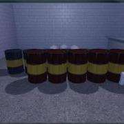 Holdout Exploding Barrels Test