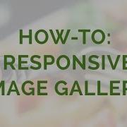 How To Responsive Image Gallery