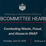 Combating Waste Fraud And Abuse In SNAP