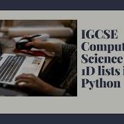 IGCSE Computer Science 2023 25 Topic 8 Programming One Dimensional Arrays