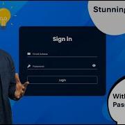 Create A Modern Sign In Form With Show Hide Password Using HTML CSS JavaScript Step By Step
